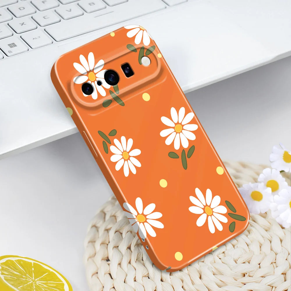 Wandering Daisies Phone Case For Google Pixel 10 9 9A 8 8A 7 7A Pro XL 5G Film Hard Cover