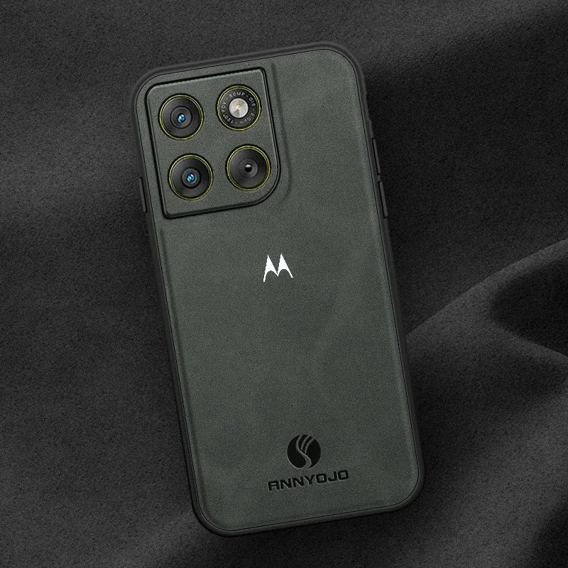 Busienss Retro Sheepskin Magnetic Case for Moto Signature Edge 70 Ultra Fusion+ 60 Pro 50 Ultra G67 G57 G17 Power Protect Cover