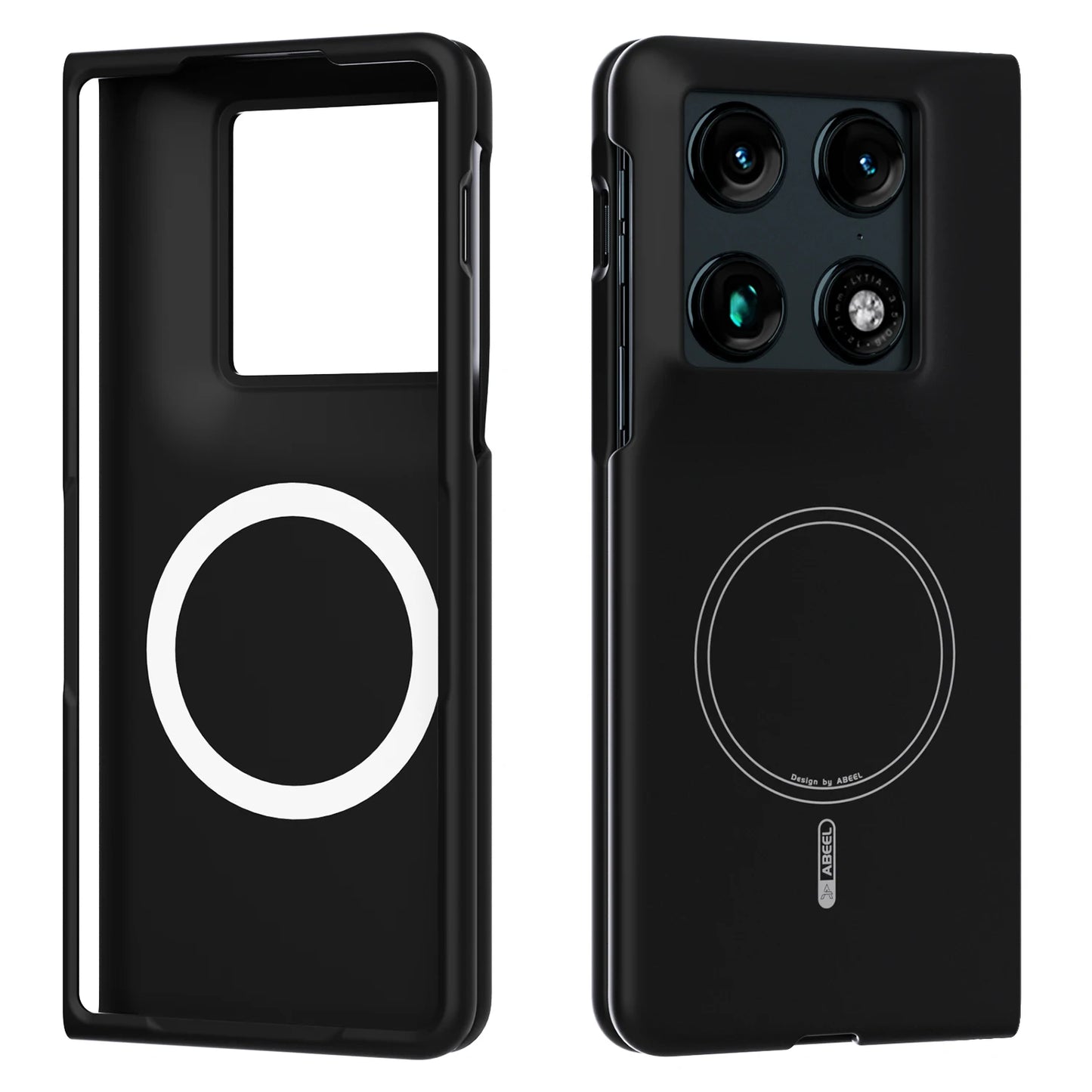 Silicone Phone Case for Motorola Razr Fold MOTO Razr Fold Magnetic Wireless Charging for MagSafe Built in Flocking Protect Cover