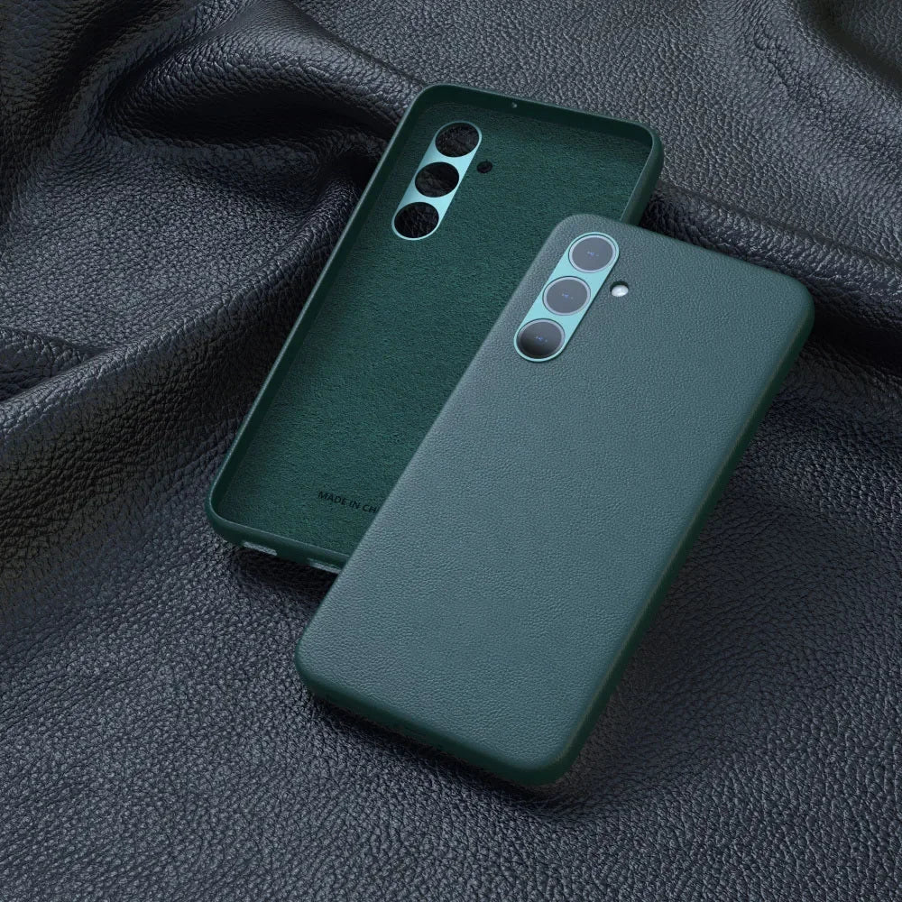 ZUOKEAI Original For Samsung Galaxy S23FE  S23 FE S24 S22 Ultra Case High Quality Leather Cover Premium Full Protect Protector