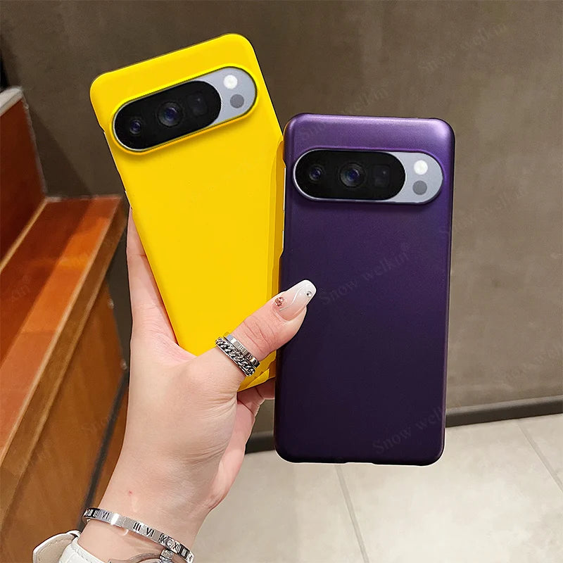 Luxury Rubberized Matte Hard Plastic Case For Google Pixel 11 Pro XL Pixel11 Pro 11Pro Anti-Fingerprint PC Back Phone Case Cover