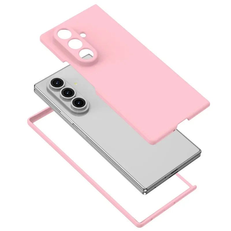 New Ultra Thin Phone Cases for Samsung Galaxy Z Fold 7 6 5 4 3 Fold7 Skin Feel Lightweight Hard PC Shockproof Protector Cover