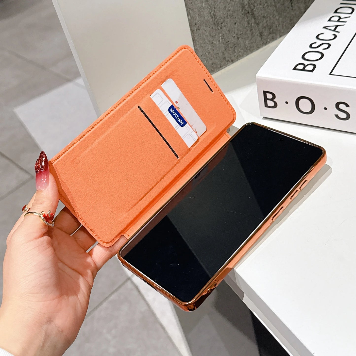 Card Storage Wallet Flip PU Leather Magnetic Case for Samsung Galaxy S26+ S25 S24 S23 FE S22 Ultra Plus A57 A55 Hard Clear Cover