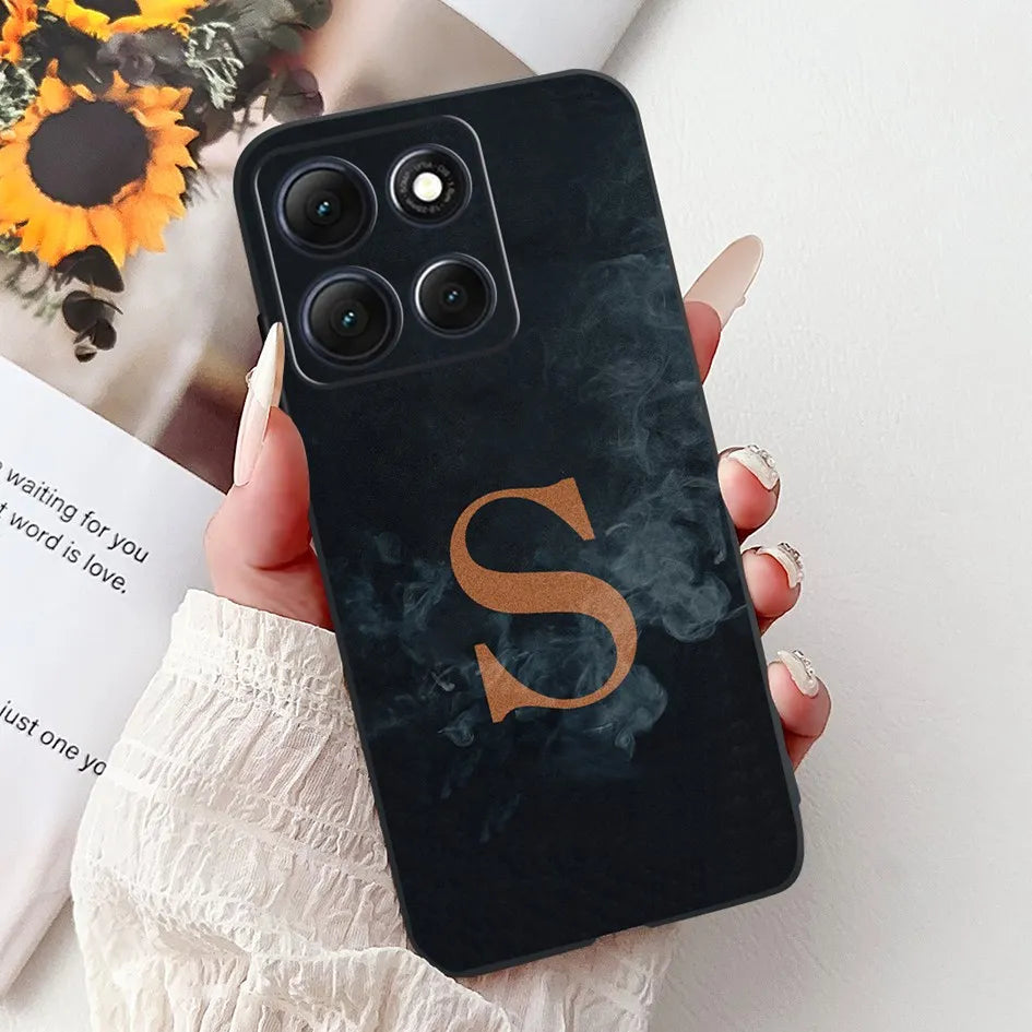 Fashion Flower Letters Case For Motorola Moto G56 G86 Power Cover XT2527-2 XT2529-2 G 86 G 56 Soft TPU Silicone Shockproof Funda