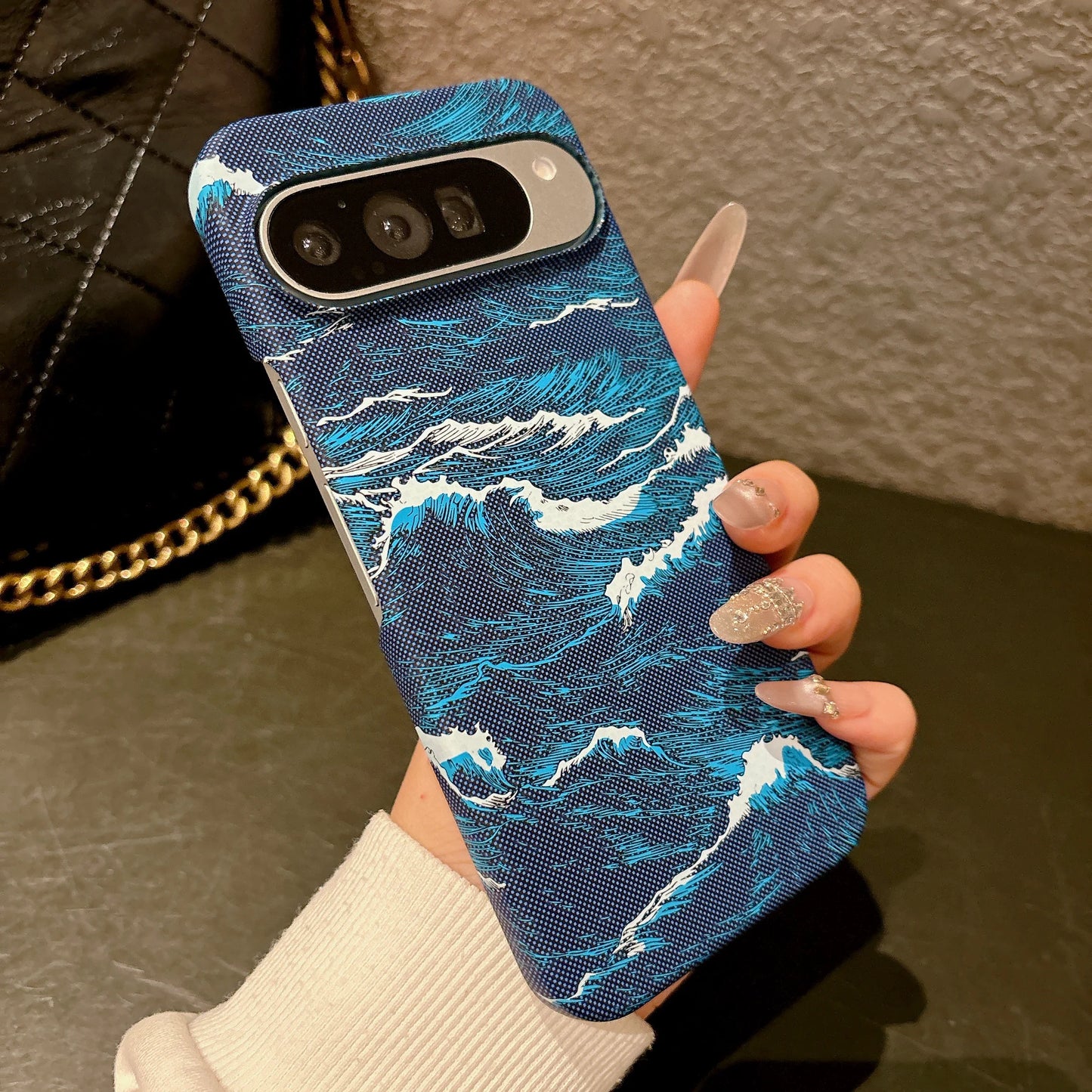 Luxury Kevlar Pattern Leather for Magsafe Wireless Charging Phone Case for Google Pixel 7 8 9 10 Pro XL 10A 9A Magnetic Cover