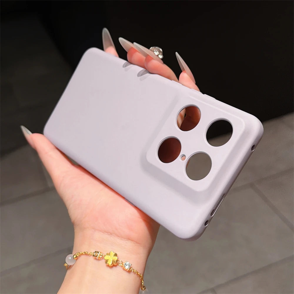 Liquid Silicone Phone Case for Motorola Edge 70 Fusion 60 50 Ultra 40 Neo X70 Air Pro Moto G96 G86 G67 G77 G35 G56 Soft Cover