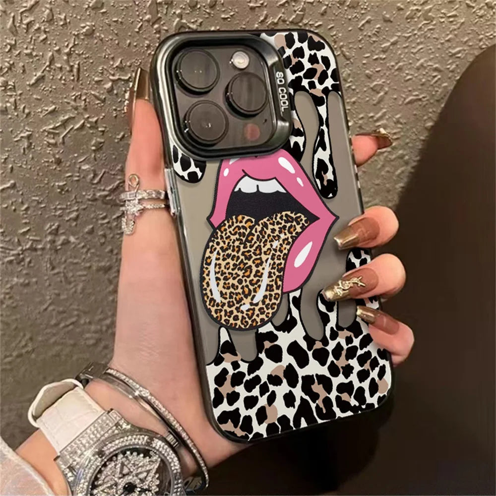 For Samsung Galaxy S25 Ultra Case Samsung S24 S24Ultra S22 S23 FE S 25 Case IMD Black Long Snake Animal Pattern Hard Phone Cover