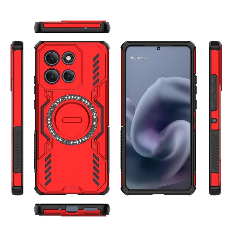 Magnetic Wireless Charging Protection Cover For Motorola Moto G86 Power Moto G96 G75 G34 G Stylus 5G 2025 Shockproof Back Case