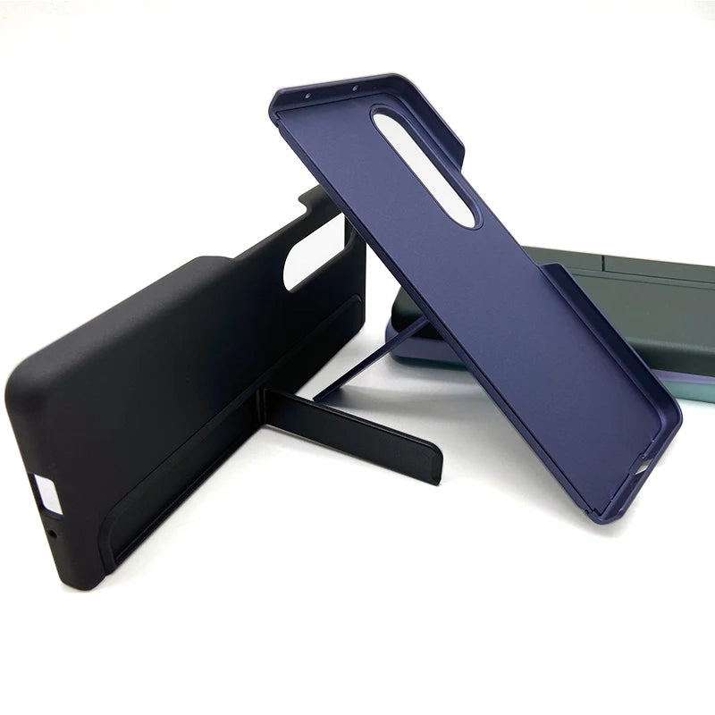 For Samsung Galaxy Z Fold6 Case With S Pen Stand Cover PC Full Protective Bracket Case With Touch Pen For Galaxy Z Fold 6 5 4 3