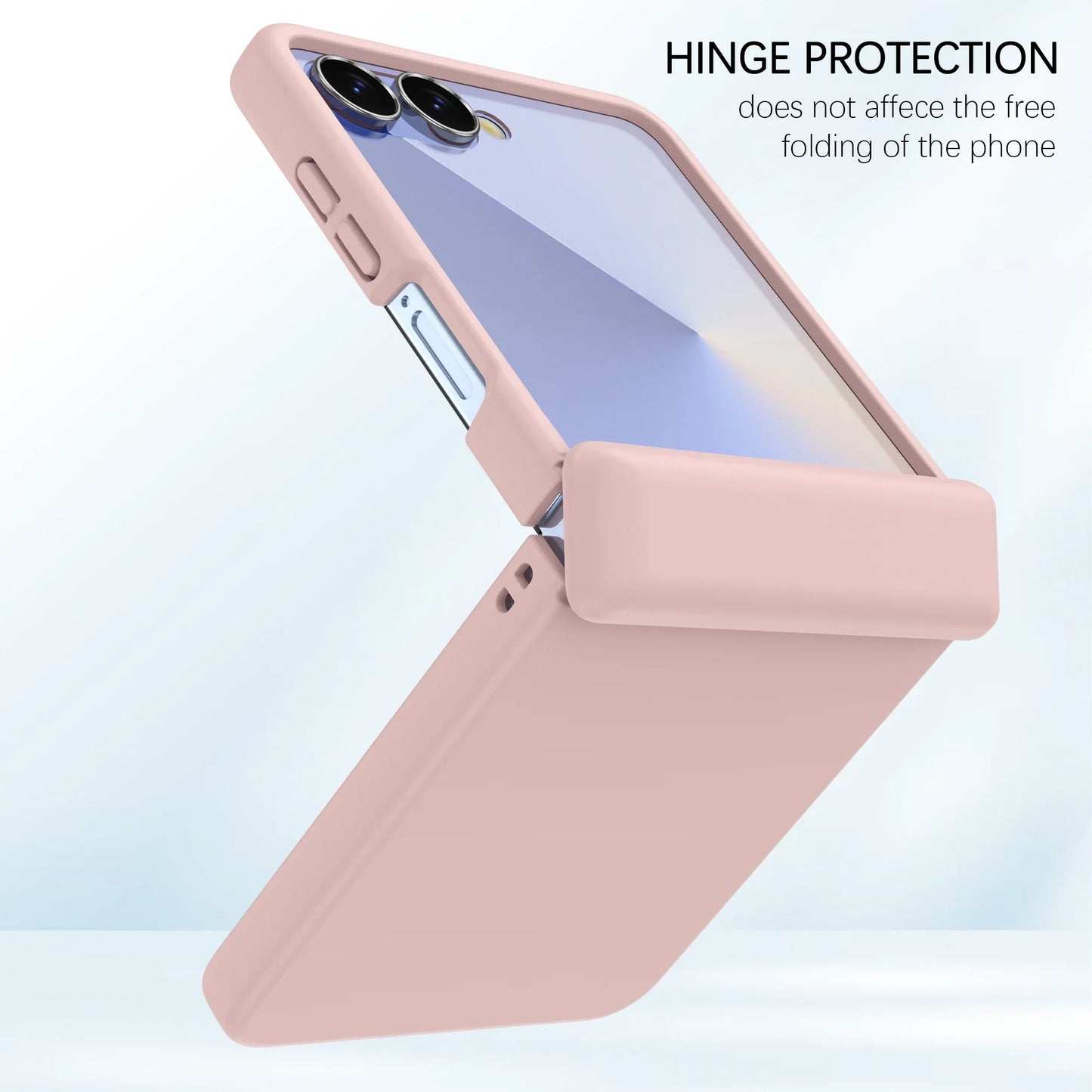 TPU with Tempered Film Hinge Protective Cover Phone Case for Samsung Galaxy Z Flip 7 6 5 4 3 Flip7 Flip6 Flip5 Flip5 Flip4 5G