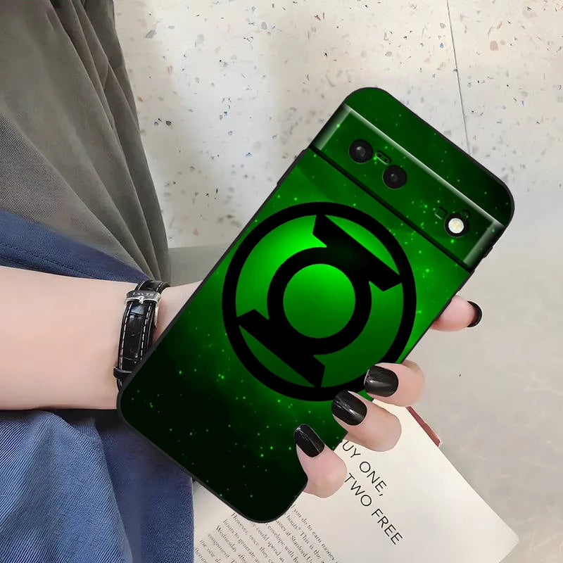 Logo Art S-Supermans B-Batmans For Google Pixel 9 8 7A 7 6A 6 5A 5 4 4A XL 5G Black Silicon Shockproof Shell Cover Phone Case