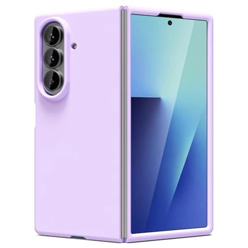 For Samsung Galaxy Z Fold 7 6 5 4 3 Case Liquid Silicon Minimalist Ultra Thin Skin Feel Magnetic Wireless Charge Protector Cover