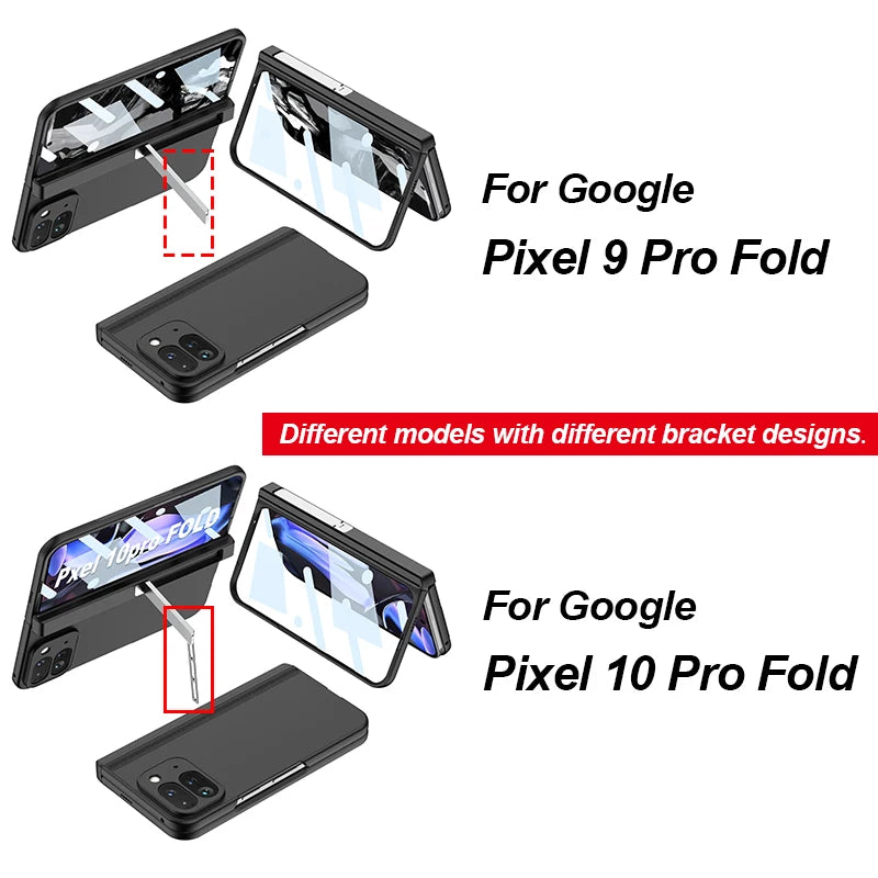 For Google Pixel 10 9 Pro Case Magnetic Hinge All-included Magsafe Wireless Charge Screen Glass Cover For Pixel 10 Pro Fold Case