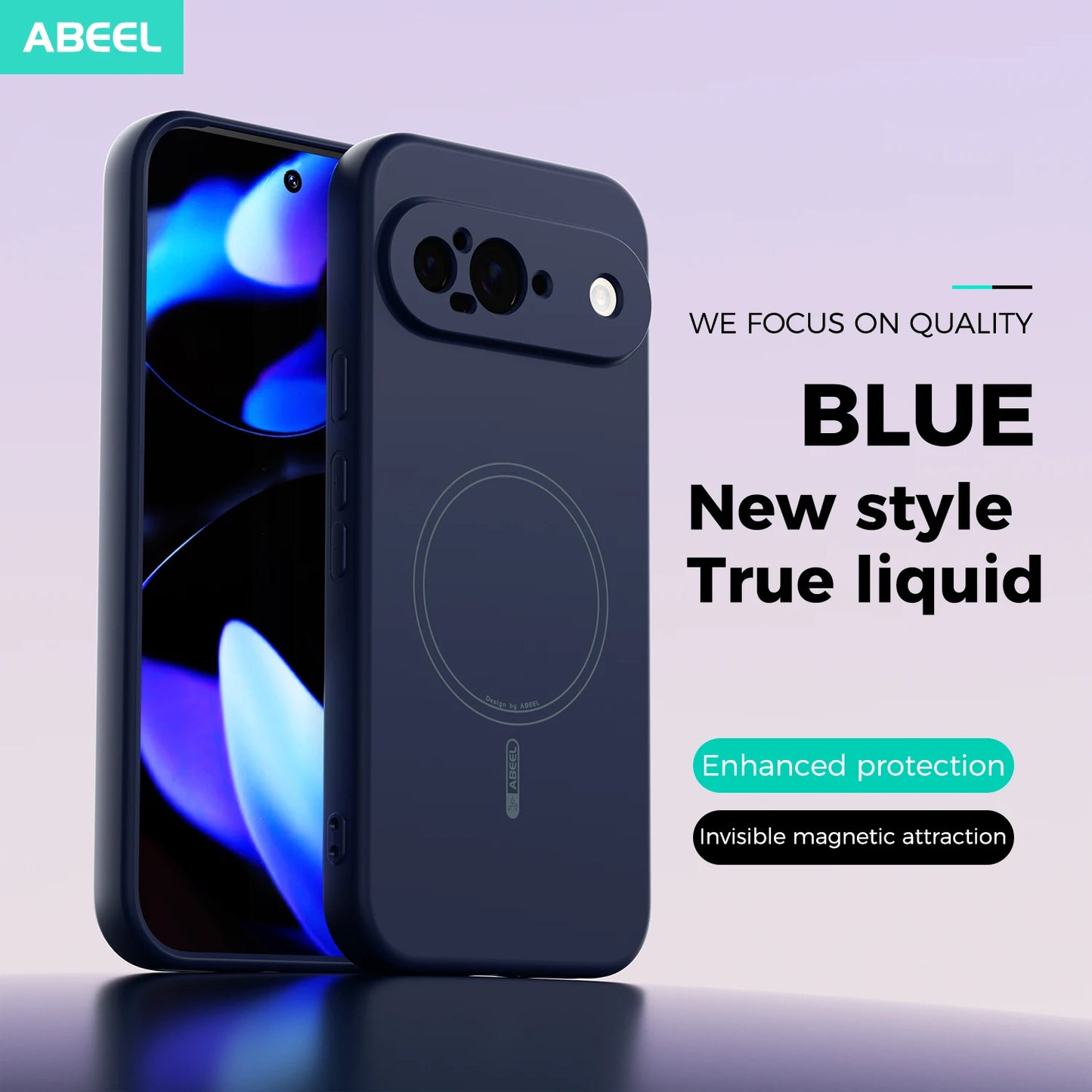 Silky Touch Liquid Silicone Phone Case For Google Pixel 10 10Pro XL 9 9Pro XL 9A Magnetic Wireless Charging Protect Soft Cover