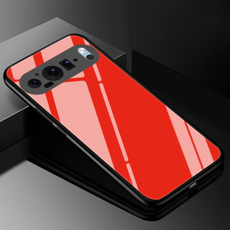 For Google Pixel9 Pro XL Case Cover Tempered Glass Cases for Google Pixel 9 Pro XL 8 7 Pro 8a 7a 9A 9 A Hard Back Bumper Fundas