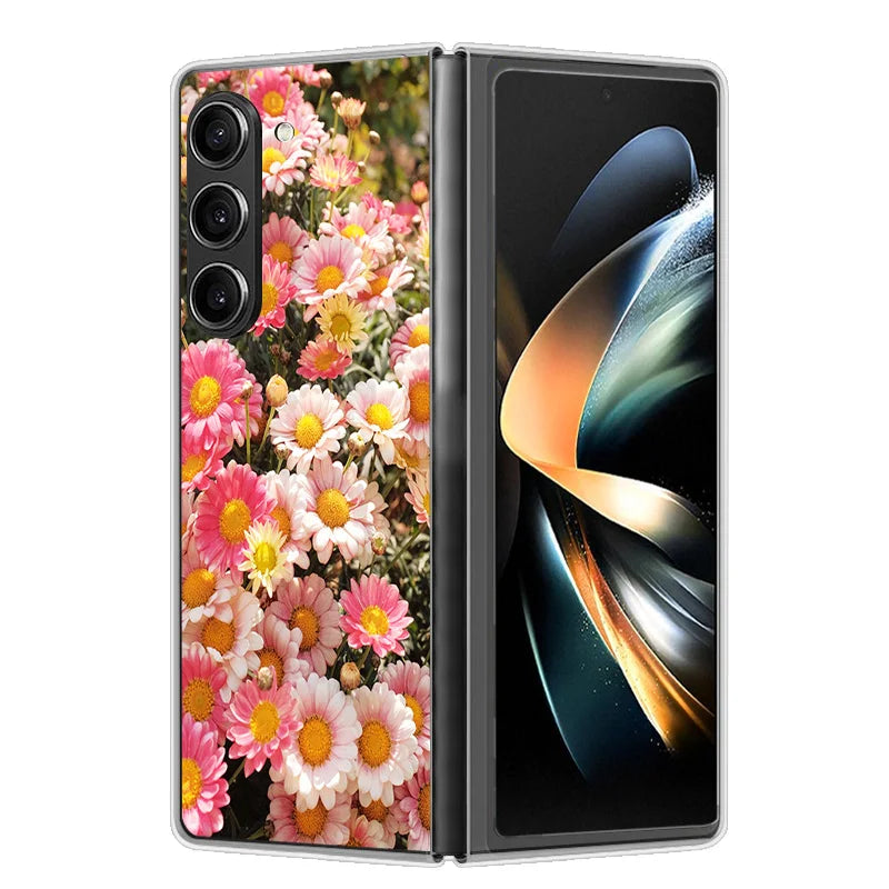 Case For Samsung Galaxy Z Fold 6 Cover Shockproof Hard Plastic PC Cases For Samsung Z Fold6 Fold 6 5G Fundas Cute Painted Bumper