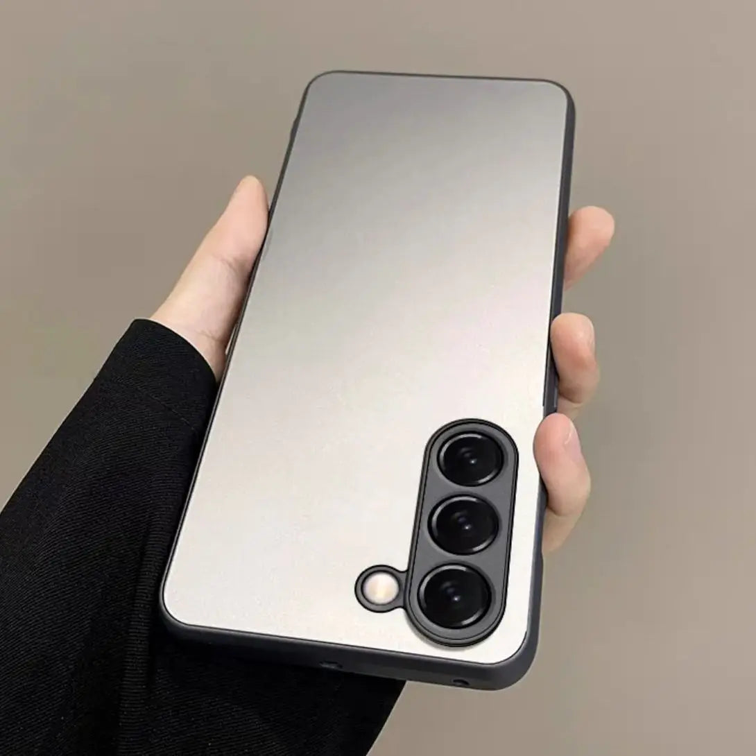 AG Frosted Anti-Scratch Glass Case For Samsung S25 Edge S24 FE S23 S22 S21 S20 FE Note 10 Plus 20 Ultra A55 A54 Shockproof Cover