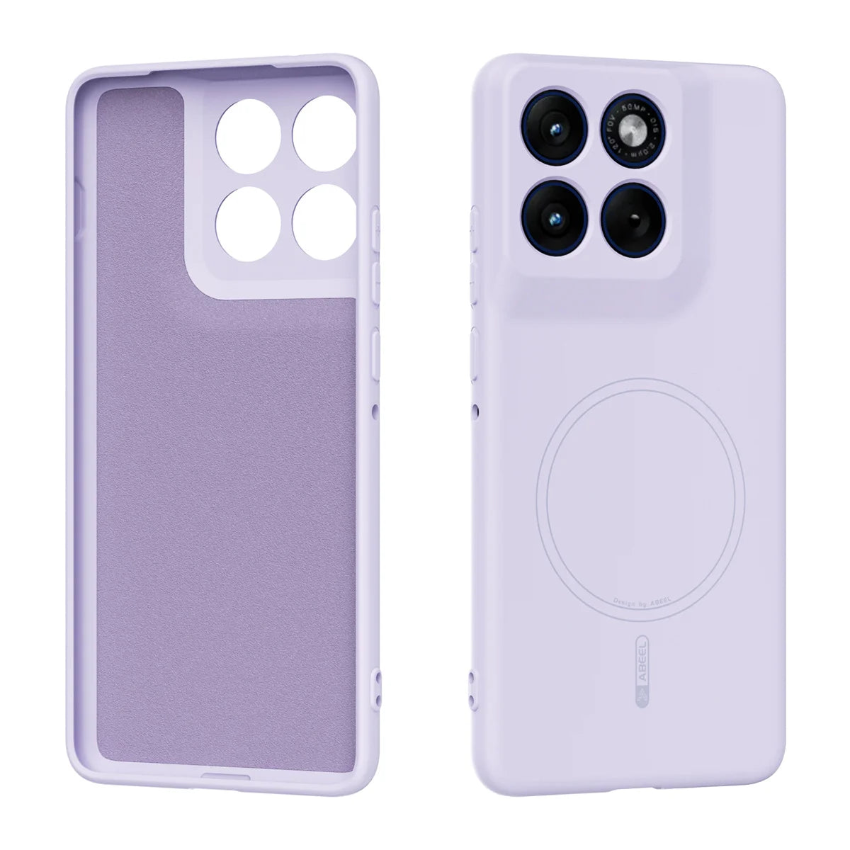 Silicone Phone Case for Motorola Edge 60 Fusion Moto Edge 70 60S 60 Pro Magnetic MagSafe Built in Flocking Protect Cover Bumper