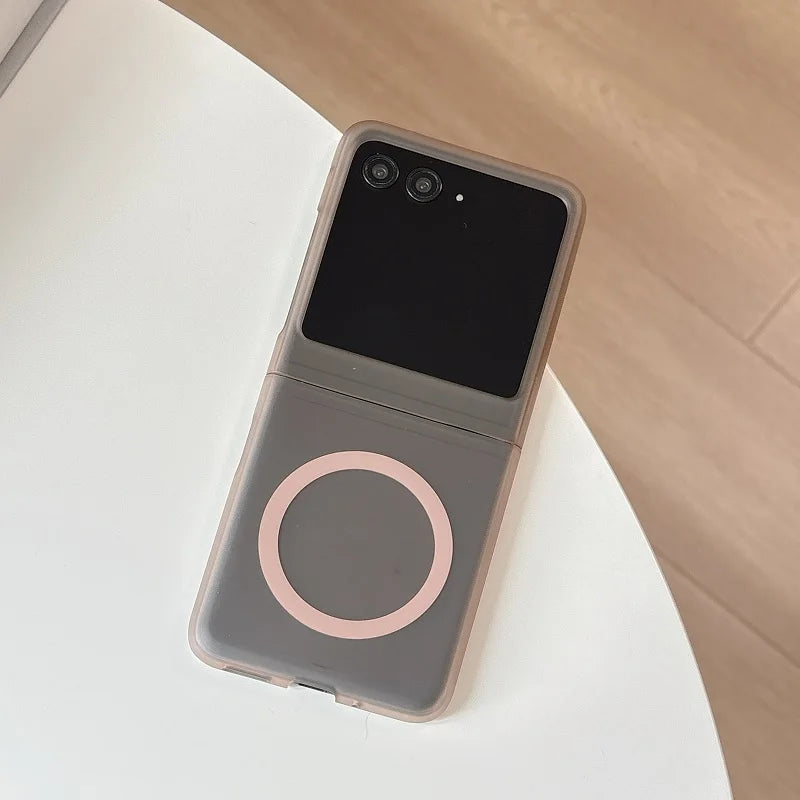 Magnetic Cover For Motorola Razr 40 Ultra Moto Razr Plus 2023 Razr4 Case Matte Back Protective