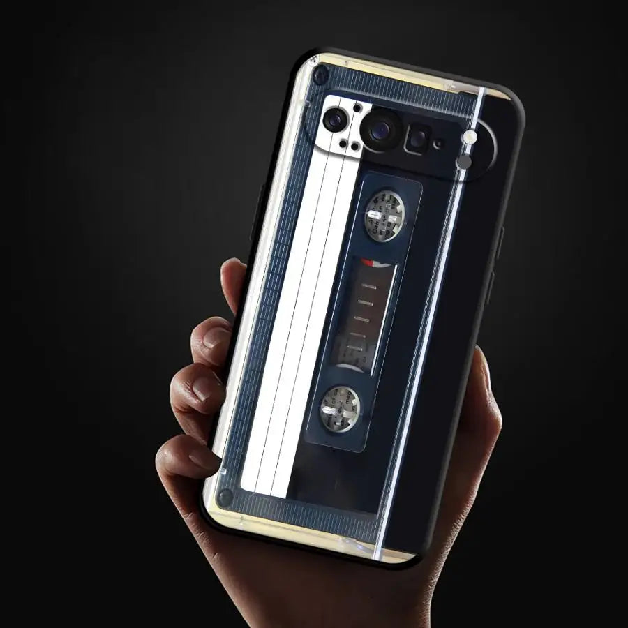 Case for Google Pixel 10A 8a 9a 7a 6 7 8 Pro 10 9 Pro XL 6a Funda Phone Cover Vintage Cassette