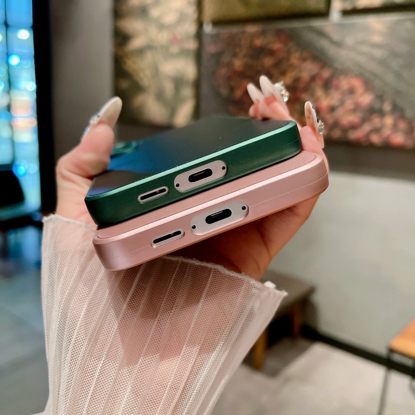 AG Frosted Anti-Scratch Glass Case For Samsung S25 Edge S24 FE S23 S22 S21 S20 FE Note 10 Plus 20 Ultra A55 A54 Shockproof Cover