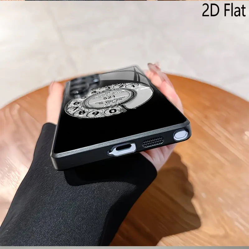 Vintage-style Rotary for Samsung Galaxy S26/S25/S24 ULTRA S23/S22/S21/S20 PLUS FE A56,54,35,33,16 A22,23,24,25,A26,A05,A06 Phone