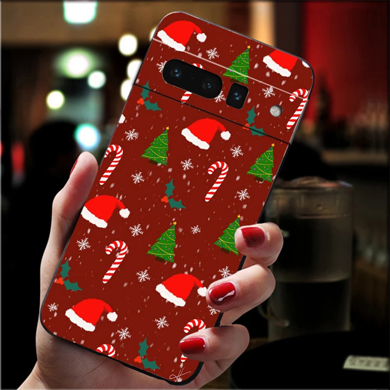 Christmas Phone Case For Google Pixel 10 9 Pro XL 9A 8 7 6 Pro Pixel 8A 7A 6A Pixel 8 7 6 5