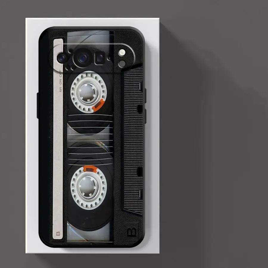 Case for Google Pixel 10A 8a 9a 7a 6 7 8 Pro 10 9 Pro XL 6a Funda Phone Cover Vintage Cassette