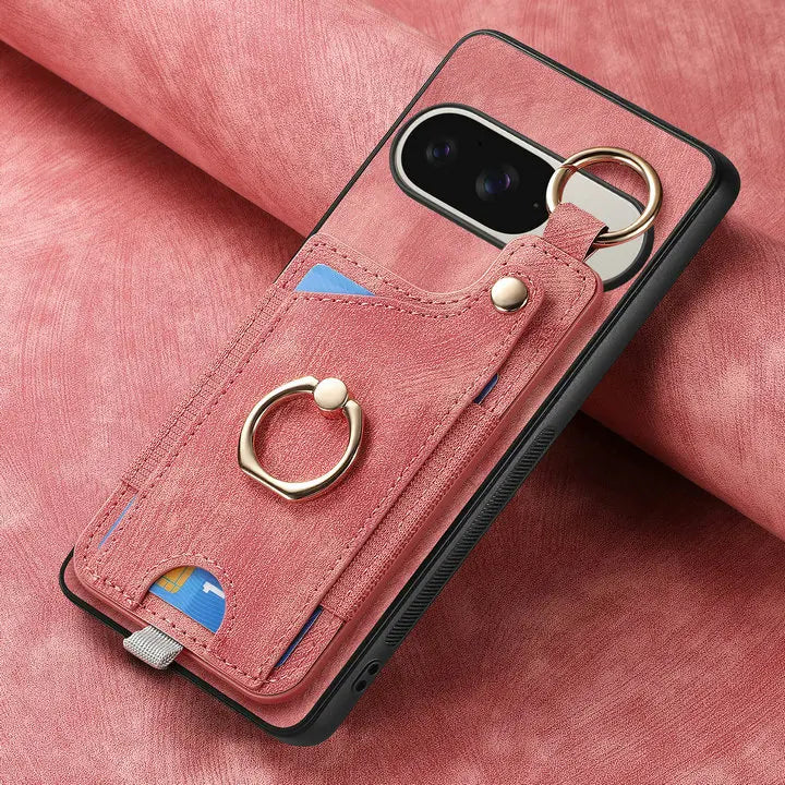 For Google Pixel 11 Pro XL 5G 2026 Shockproof Case Leather Card Holder Stand Funda Pixel11 Pixel 11 Pro Back Cover