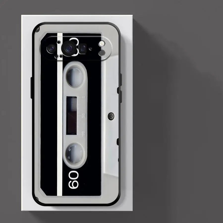 Case for Google Pixel 10A 8a 9a 7a 6 7 8 Pro 10 9 Pro XL 6a Funda Phone Cover Vintage Cassette
