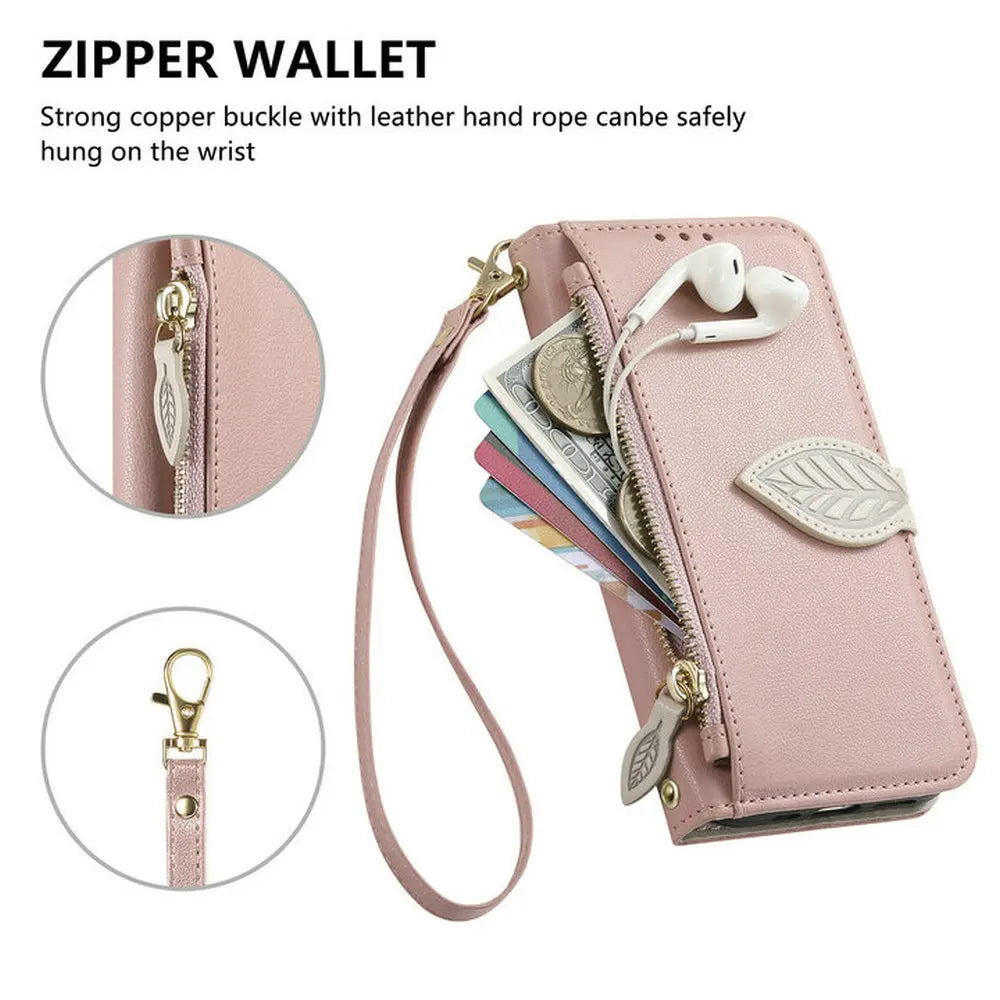 Z Fold8 Ultra 5G Flip Case For Samsung Galaxy Z Fold 8 Ultra Crossbody Zipper Leather Wallet Funda Galaxy Z Fold 8 Ultra Cover
