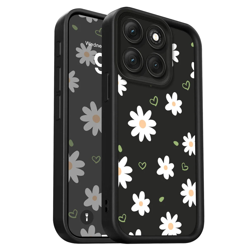 Floating Daisies Phone Case For Motorola G86 G85 G84 G75 G60 G56 G54 G53 G52 G35 G34 G32 G30 G24 G22 G15 4G 5G Staircase Soft Co