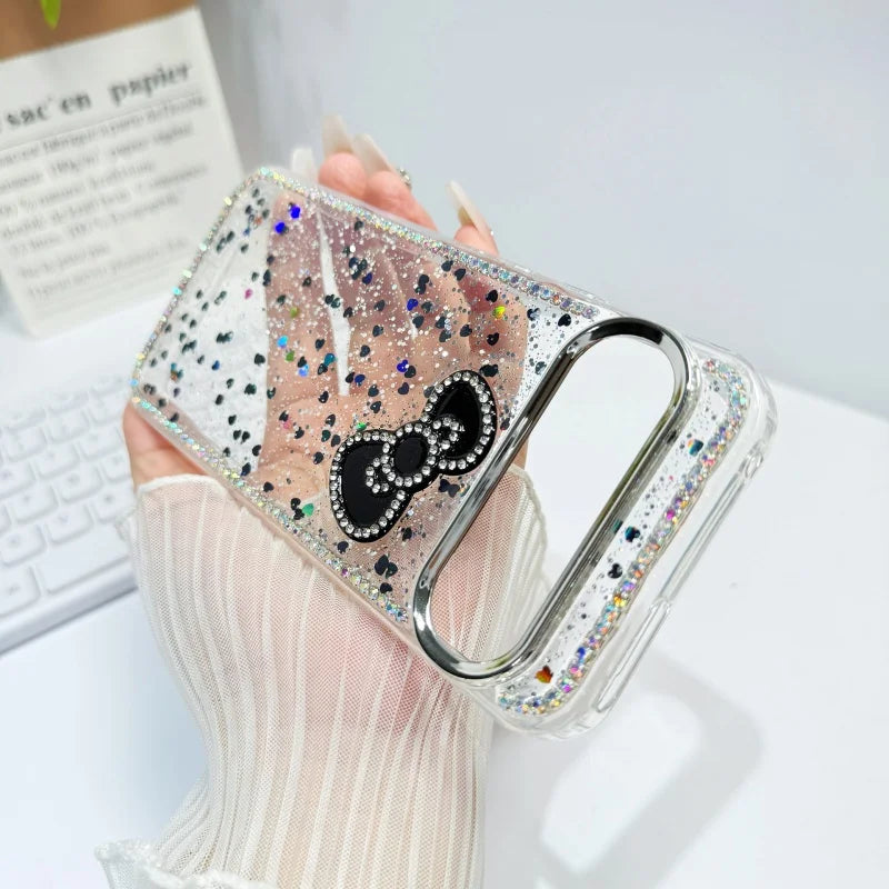 Luxury Crystal Rubber Shiny Glitter Clear Case For Google Pixel 10 9 8 Pro XL 10A 9A Fashion Diamond Shockproof Glitter Cover