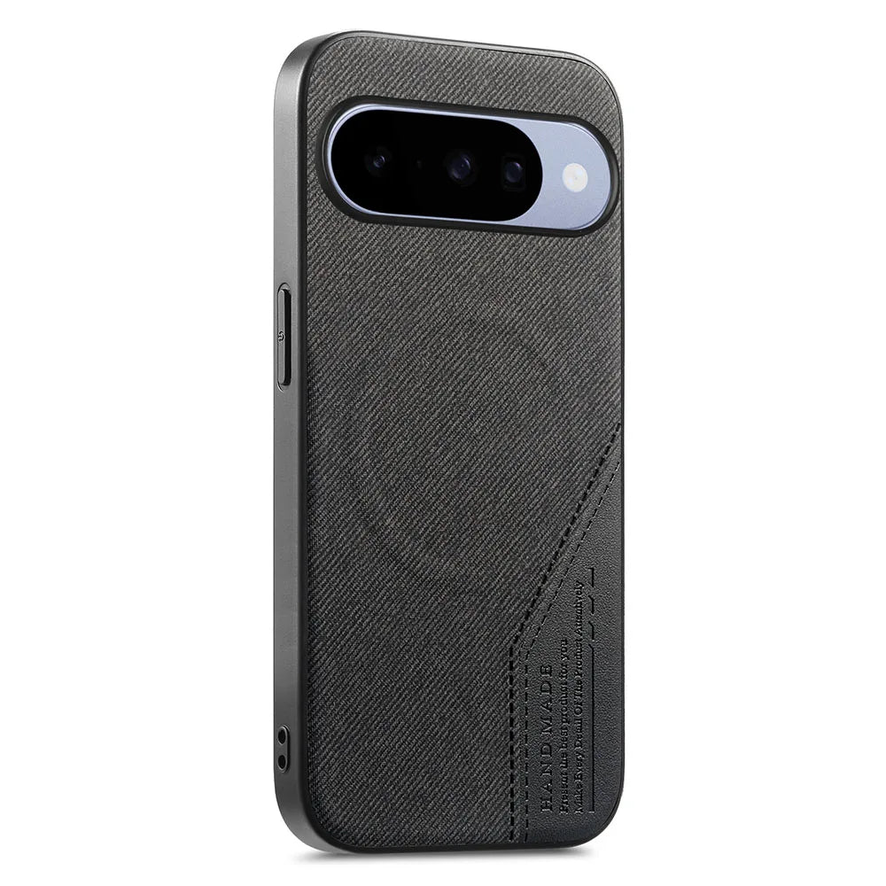 Luxury Fabric Leather Splicing Magnetic Case For Google Pixel 10 Pro XL 10A 9 9A Protective Phone Back Cover