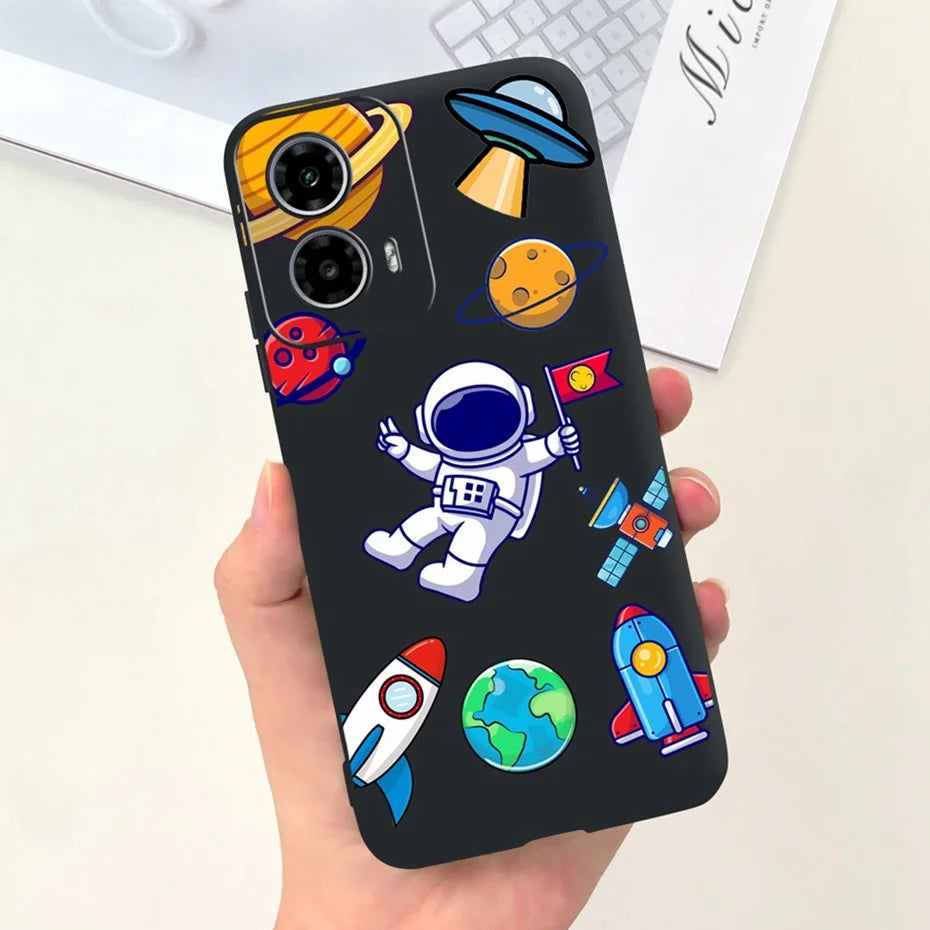 Cute Pattern Phone Case For Motorola Moto G24 G34 4G 5G Soft Silicon Protective Cover For MOTO G24 G34 Bumper