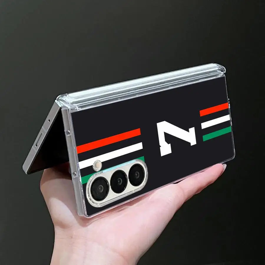 Football Star Digital Art Hard Phone Cover Case for Samsung Galaxy ZFold7 ZFold3 Z Fold 7 6 5 4 3 ZFold5 ZFold6 ZFold4
