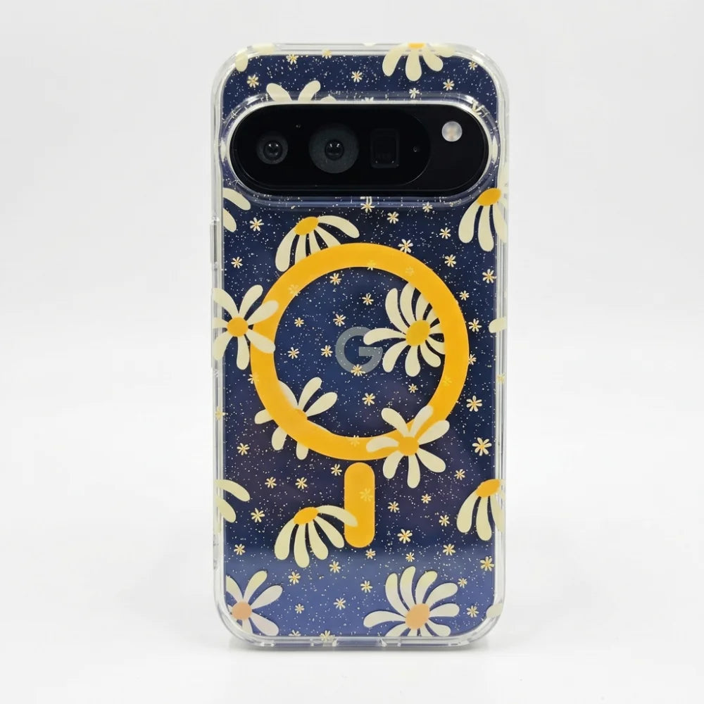 Pixel 10A For Magsafe Magnetic Check Pattern Butterfly Case for Google Pixel 10 9 Pro XL 9A 10A 10proXL Transparen Fashion Cover
