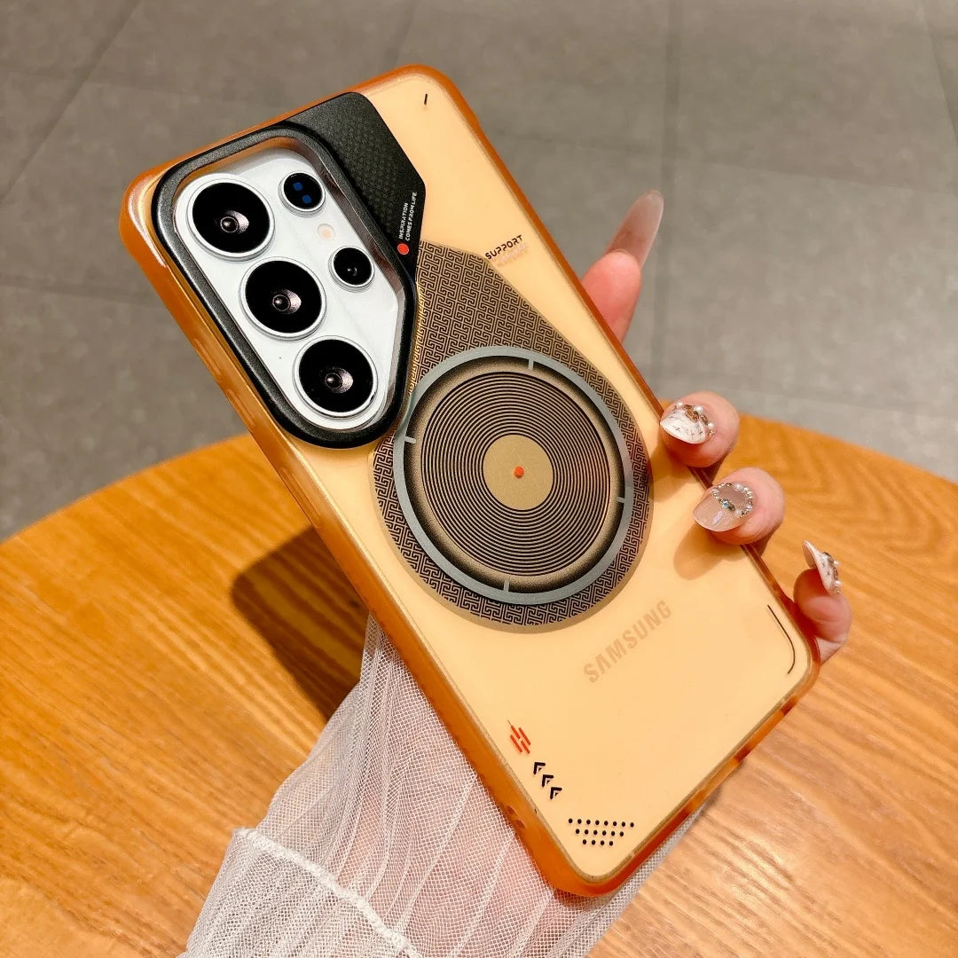 For Samsung Galaxy S26 Ultra Case Fashion Matte Translucent Magnetic Protect Cover For Galaxy S26 Ultra Shell Shockproof Bumper