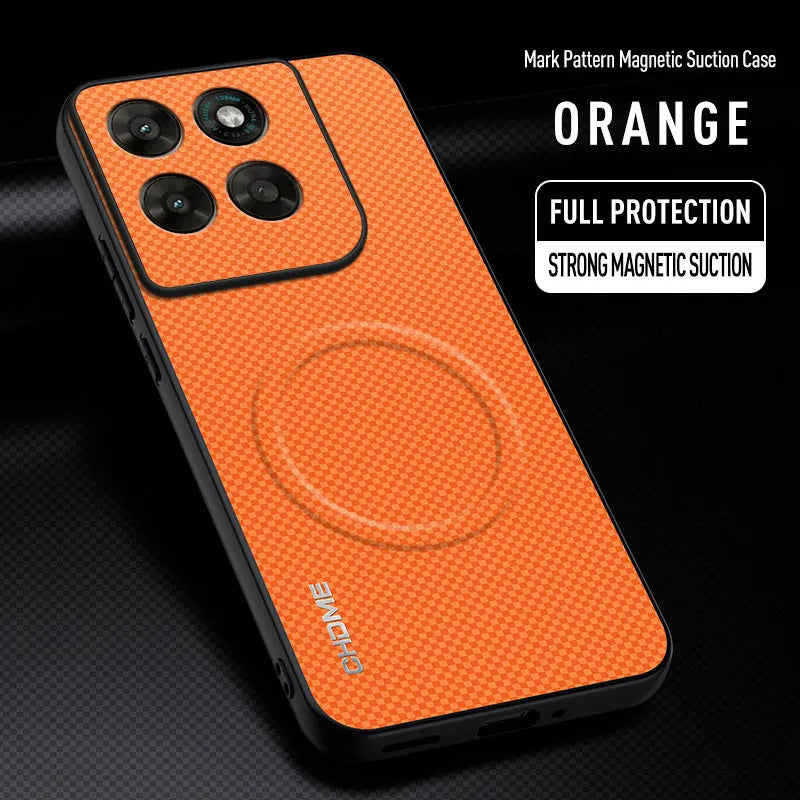 EUCAGR For Motorola Moto G77 Car Magnetic Holder Phone Case For Motorola Moto G77 Shockproof Silicone Full Protective Back Cover
