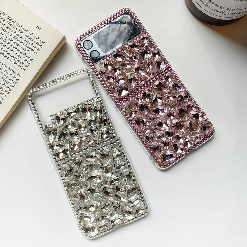 Rhinestone Diamond Stone Phone Case For Motorola Razr 2024 2025 40 50  Moto Razr40 Ultra 60 ultra  Luxury Crystal Telefon Kilifi