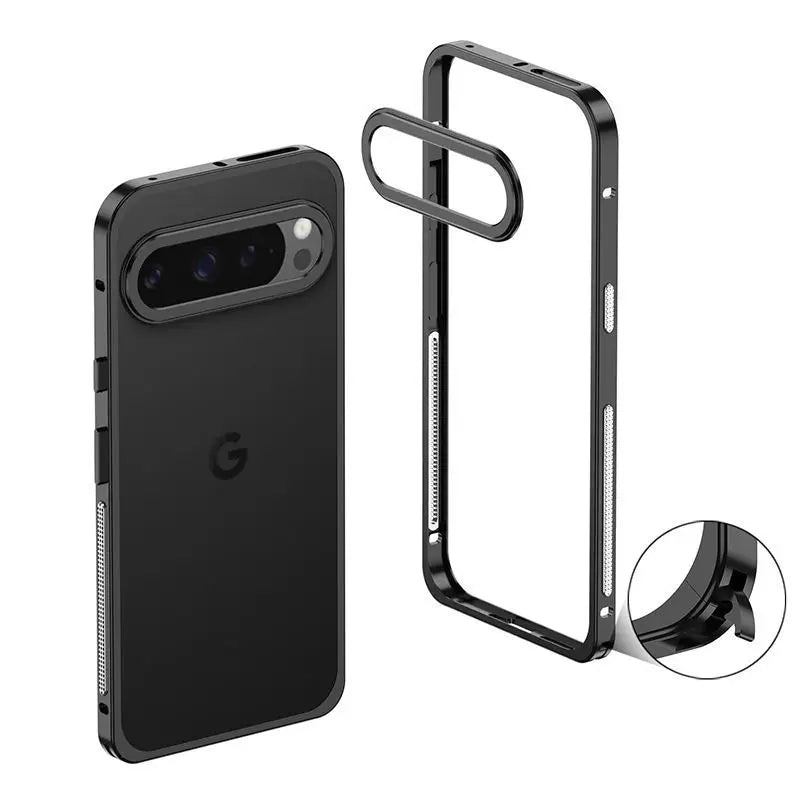 For Google Pixel 10 Pro XL Metal Frame Shockproof Cover Bumper For Pixel10Pro XL Detachable Metal Camera Protect Ultra-Thin Case