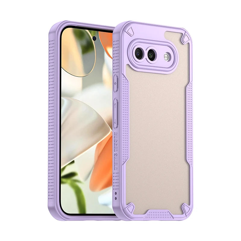 New Armor Bumper Phone Case For Google Pixel 9A Case Silicone Hard Shockproof Cover Capa