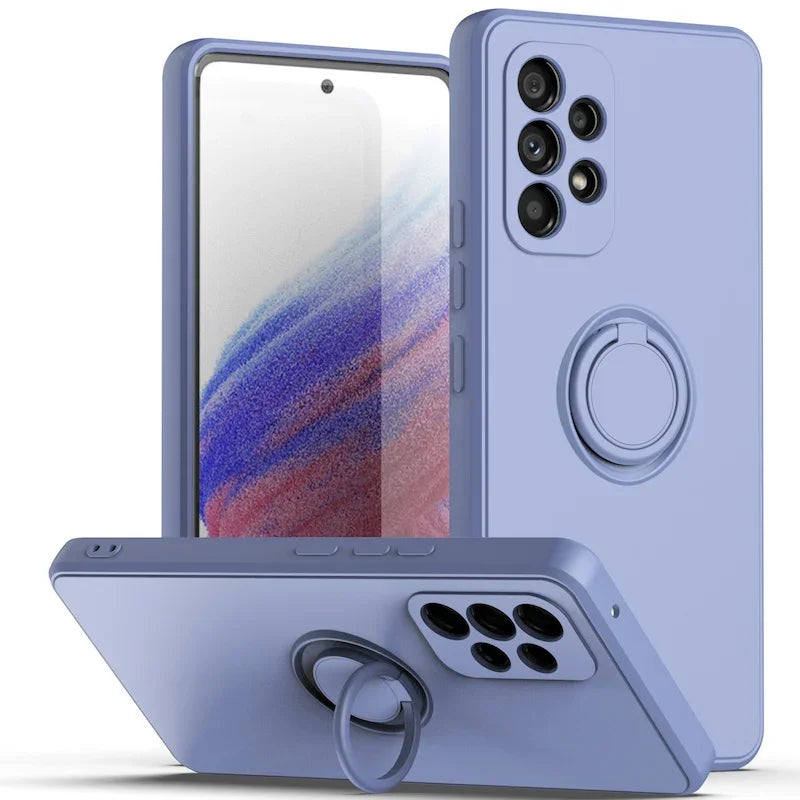 Case for Motorola Moto G9 Plus G9 Power G9 Play Moto One Fusion G60S G60 E30 E40 Luxury Magnetic Ring Holder Cover with lanyard