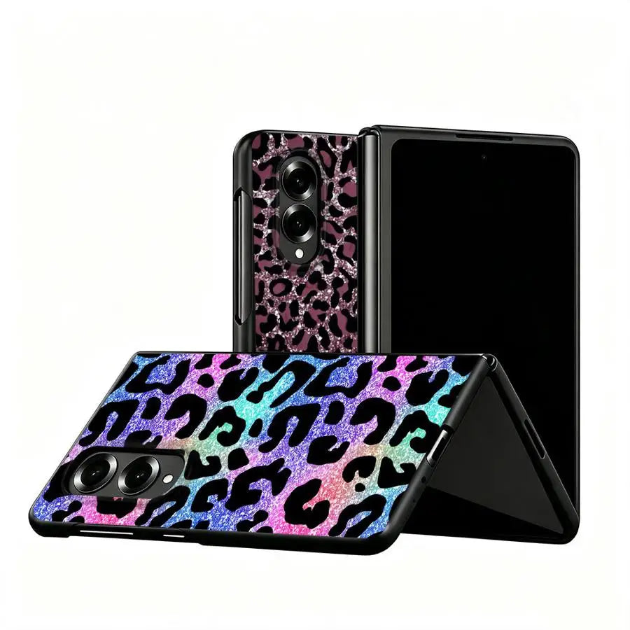 Case for Samsung Galaxy Z Fold8 Wide ZFold8 ZFold Wide Z Fold 8 Luxury Phone Cover Color Leopard Print