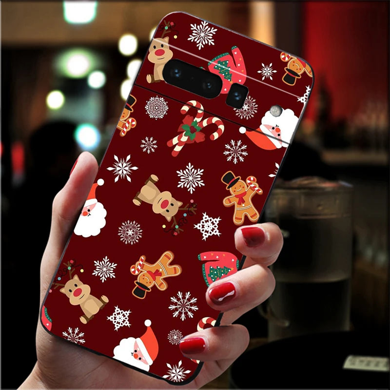 Christmas Phone Case For Google Pixel 10 9 Pro XL 9A 8 7 6 Pro Pixel 8A 7A 6A Pixel 8 7 6 5