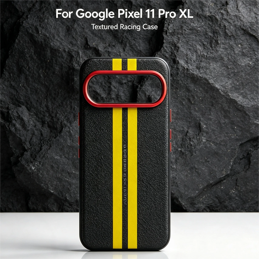 Premium Business Racing Stripes Spliced PU Leather Case For Google Pixel 11 10 9 Pro XL 10A 9A Shockproof Protective Back Cover