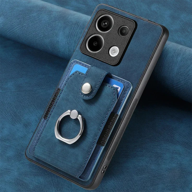 For Motorola Moto Edge 60 Stylus 5G Leather Card Ring Magnet Back Case Moto Edge 60 Fusion 50 Pro X50 Ultra S50 Neo Luxury Cover