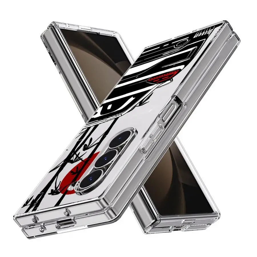 JDM Sport Car Case for Samsung Galaxy ZFold7 Z Fold 7 6 5 4 3 ZFold5 ZFold4 ZFold3 ZFold6 Hard Phone Cover