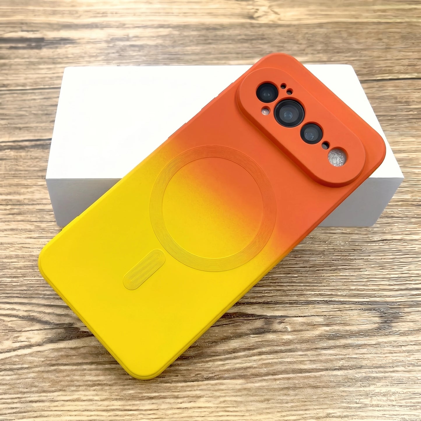 Luxury Matte Gradient Soft TPU Magnetic Phone Case for Google Pixel 11 10 9 Pro XL 7A 8A 9A 10A Lens Protection Full Back Cover