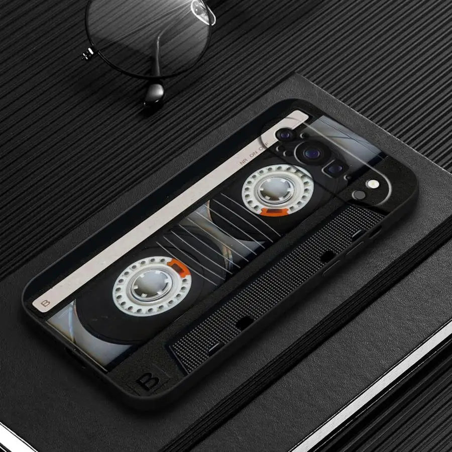 Case for Google Pixel 10A 8a 9a 7a 6 7 8 Pro 10 9 Pro XL 6a Funda Phone Cover Vintage Cassette